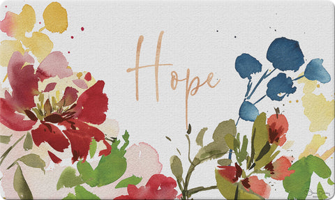 Hope Blooms Door Mat image 1