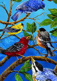 Birds On Blue Flag image 2
