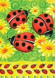 Ladybugs On Green Flag image 2