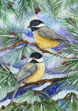 Snowy Birds Flag image 2