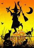 Candycorn Witch Flag image 2