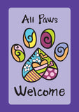 All Paws Welcome Flag image 2