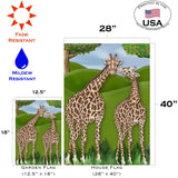 Giraffe Love Flag image 6