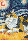 Van Meow- Calico Kitty Flag image 2