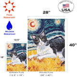 Van Meow- Tuxedo Kitty Flag image 6