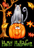 Pumpkin Cat Flag image 2
