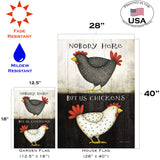 Nobody Here But Us Chickens Flag image 6